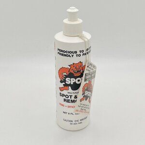 Vintage 1983 SPOTO Spot and Stain Remover Bottle Retro NEW Cleaning RARE